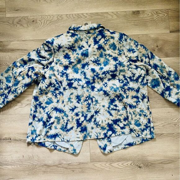 NWOT Logo by Lori Goldstein Knit Jacket Abstract Pattern Plus Size 3X - Picture 7 of 7